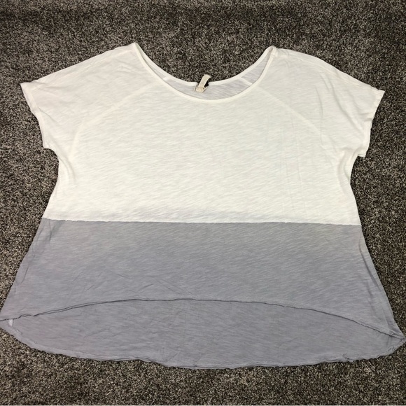We The Free Free People Women’s Color Block Shirt Size Small - Picture 1 of 6